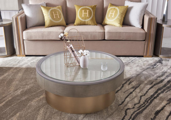 Ronde Design Salontafel Glas Bijzettafels Ronde Sofa