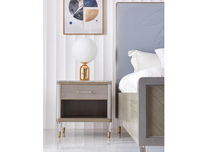 Nachtkastje Luxe Hout Nachtkastjes Tafel Consoles Decoratie Nachten Modern Stijl