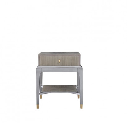 Nachtkastje Massief Hout Nachtkastjes Tafel Consoles Nacht Moderne Stijl