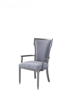 Luxe design stoel Echte Italiaanse stijl meubels Eenpersoons houten fauteuil