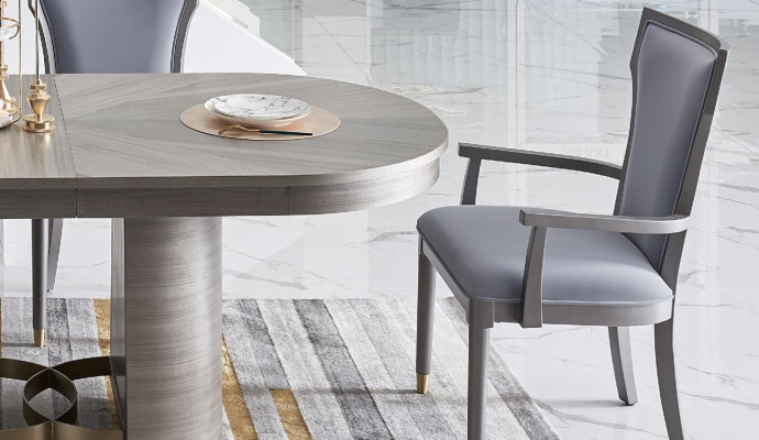 Stoelontwerper Set Zitkussen Luxe Meubels Leunstoelen Hout Eetkamer