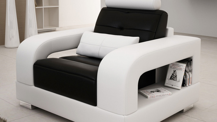 Leren bank Bankbank Lounge-set 3+2+1 zits set Design Moderne bank met USB