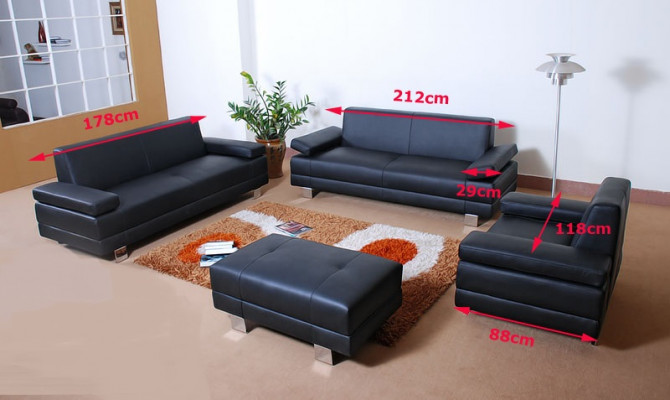 Sofa set 32-zitter set designbank gestoffeerde banken bank modern luxe nieuw