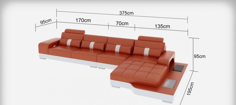 Ontdek comfort en stijl met onze moderne gestoffeerde L-vormige hoekbank.