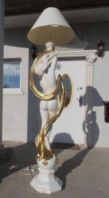 Vloerlamp Staande lamp Lamp Lampen Verlichting Design Figuur Sculptuur 200cm Nieuw