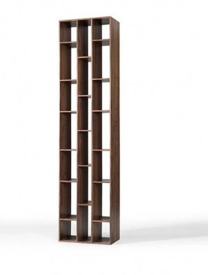 Boekenkast Boekenkast Plank Woonkamer Ontwerp Hout Bruin Nieuw