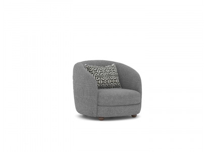 Grijs fauteuil ontworpen zitmeubelen gestoffeerde meubels woonkamer Nieuw Zitmeubilair.