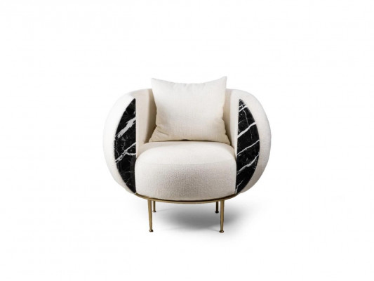 Ontwerp woonkamer fauteuil luxe bank nieuw gestoffeerd modern textiel nieuw meubilair