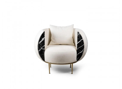 Ontwerp woonkamer fauteuil luxe bank nieuw gestoffeerd modern textiel nieuw meubilair