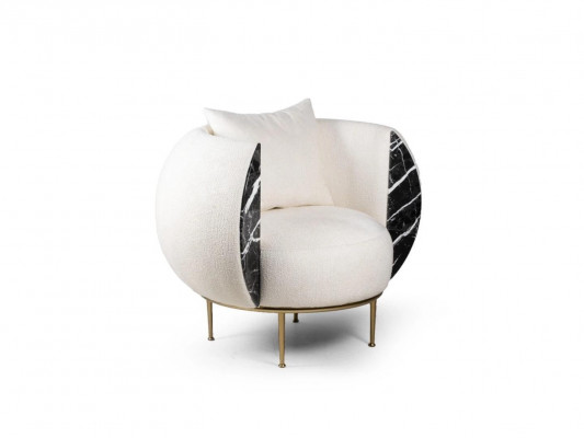 Ontwerp woonkamer fauteuil luxe bank nieuw gestoffeerd modern textiel nieuw meubilair
