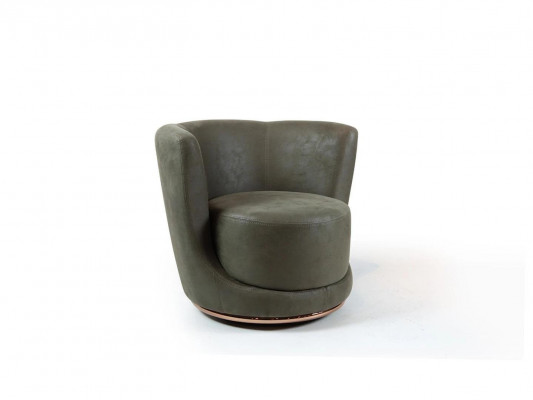 Moderne grijze fauteuil, gestoffeerd meubilair, woonkamer ontwerp bank, gestoffeerde stoel