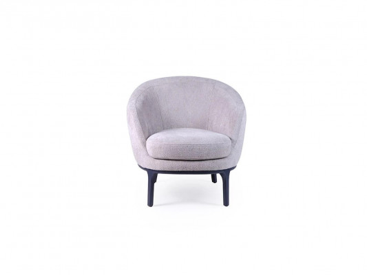 Ontwerper Luxe Grijze Fauteuil Bekleding Bank Zit Moderne Stoffen Meubels
