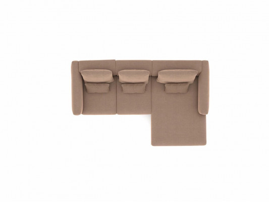 Ontwerper meubelen Beige hoekbank gestoffeerde meubels woonkamer bank bank