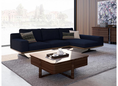 Verkoop luxe moderne designer L-vormige hoekbankset ontspanning bekleding woonkamer zonder kosten.