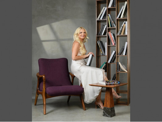 Ontwerp zitmeubels Paarse fauteuil Bank Zitkamer Hout Modern Gestoffeerd Textiel