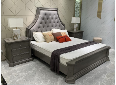 Slaapkamer tweepersoonsbed ontwerp tweepersoonsbed Chesterfield bed gestoffeerde bedden meubels