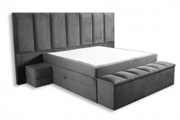 Boxspring Hotel Matratze Schlafzimmer Textil Design Bett Doppel Betten Boxspring Hotel matras Slaapkamer Textiel Ontwerp Bed Tweepersoonsbedden