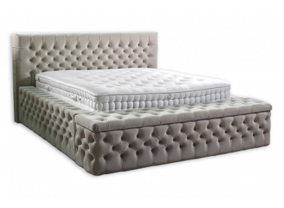Chesterfield Tweepersoons Hotel Bedden Slaapkamer Leer Modern Bedbekleding