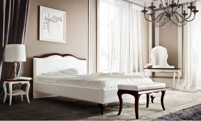 Luxe hotel meubilair inrichting kaptafel consoles tafels hout wit