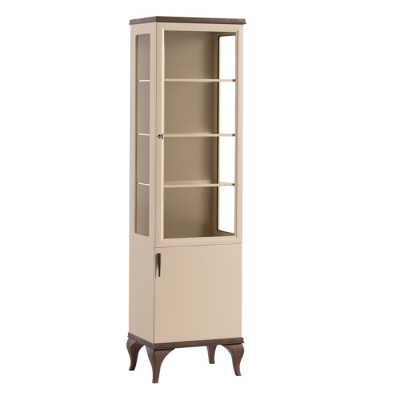 Woonkamerset Woonwand 2-delige set commode dressoir vitrine glazen kast  Woonkamerset Woonwand 2-delige set commode dressoir vitrine glazen kast