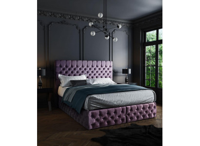 Slaapkamer Bed Bedden Bekleding Dubbel Huwelijk Hotel Luxe Leer Modern
