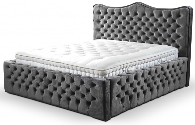 Ontwerp Luxe Tweepersoons Hotel Slaapkamer Boxspring Complete Bedden Bed Bekleding