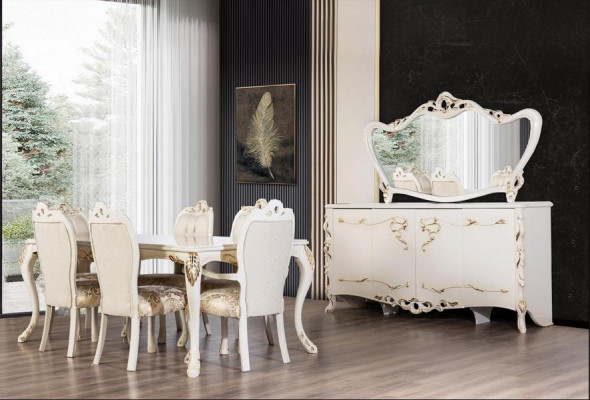 Eetkamerset Tafel + 4 stoelen Eetkamerstoelsets Tafels Groep Garnituur 5 delig.