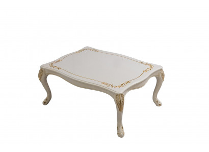 Salontafel, klassieke bijzettafel, luxe woonkamerontwerp, tafelmeubels van hout, nieuw.