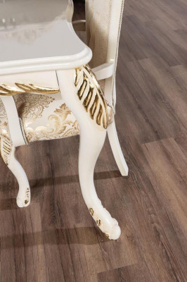 Klassieke eettafel Beige Design Tafel Houten Tafels Meubels Woonkamer