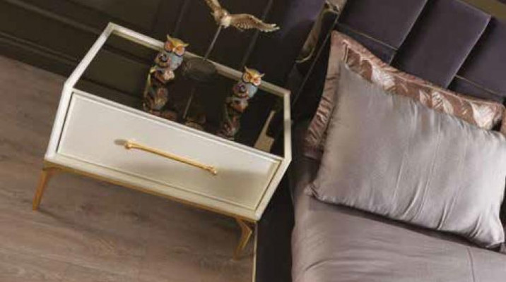 Wit design nachtkastje console bijzettafels slaapkamer hout luxe consoles