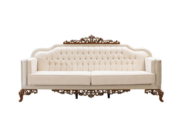 Bank 3-zits Chesterfield driezitter bankstellen luxe woonkamer barokstijl bank nieuw