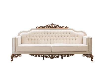 Bank 3-zits Chesterfield driezitter bankstellen luxe woonkamer barokstijl bank nieuw