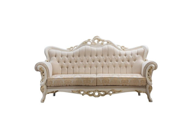 Bankstel 3+1 zitplaatsen Set Design Bank Beklede Banken Bank Klassieke Luxe