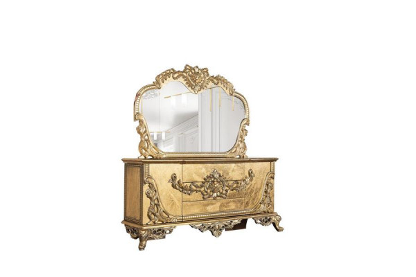 Set ladekast spiegel set ladekasten hout groep dressoir meubels barok