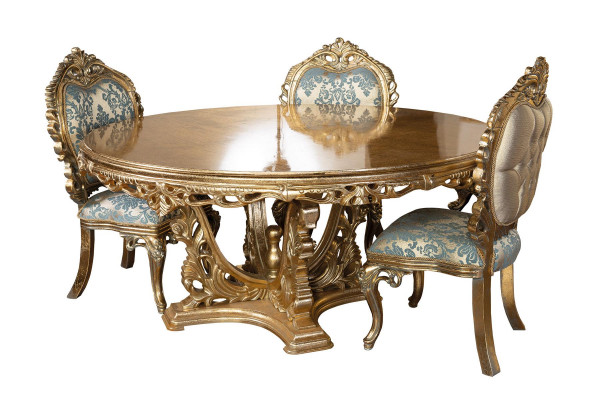 Compleet set eettafel + 4 stoelen eethoek set eetgroep tafel tabellen 5-delige