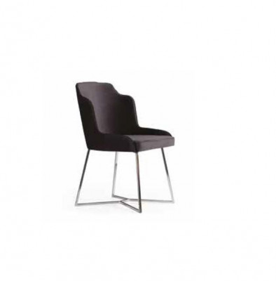 Stoelen Bekleed Textiel Modern Designer Armleuning Zit Fauteuil Luxe Eetkamer 1x Stoel
