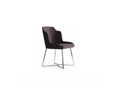 Stoelen Bekleed Textiel Modern Designer Armleuning Zit Fauteuil Luxe Eetkamer 1x Stoel