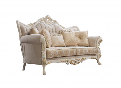 Bank 3-zits stof driesitsbanken Luxe woonkamer barok stijl bank barok