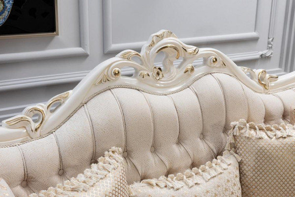 Bank 3-zits stof driesitsbanken Luxe woonkamer barok stijl bank barok