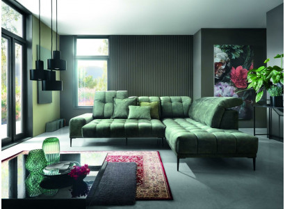 Hoekbank modern ontwerp Luxe bankstellen L-vorm Stoffen bank Woonkamerbank Sofa's