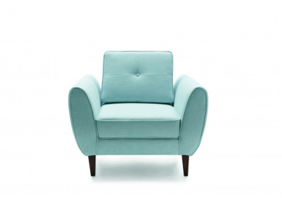 Ontwerp Chesterfield Stoffen Bank Fauteuil 1-Zits Beklede Banken Lounge Club