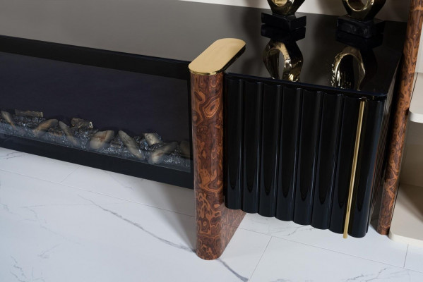 Wandmeubels tv Wand Hout Moderne Stijl Plank Woonkamer Meubels Kast tv Standaard