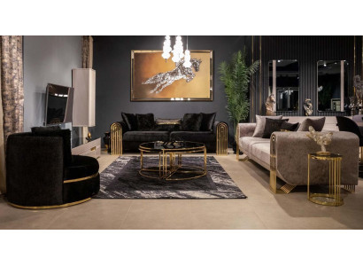 Bankstel 3+3+1 zitter fauteuil set Moderne Relax Eenzitter meubilair Banken