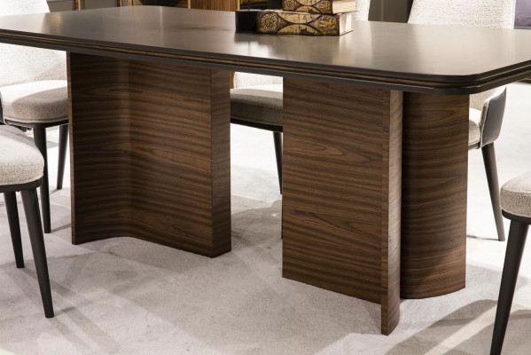 Luxe eetkamer set Eettafel 6x stoelen Dressoir Eetgroepen Eethoek 8 delig