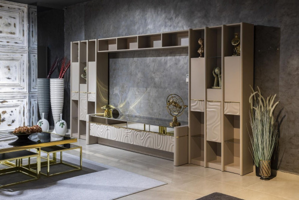 Wandmeubel ontwerper woonkamermeubels wandkast wandplank woonwanden