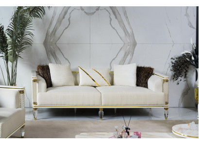 Bank 3-zits Designbanken Bekleding Bankstellen Relaxstoelen Meubels Modern Ontspannen