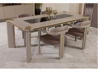 Eetkamerset 4x stoelen Eettafelset Eetkamerontwerp Houten stoelen Stel nieuw