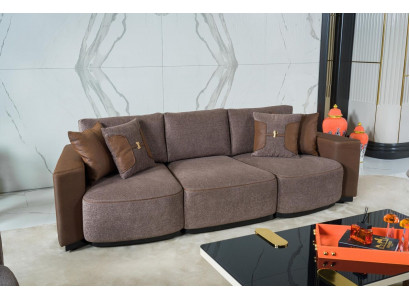 Bankstel 3-Zits Design Banken Gestoffeerde Bankstellen Relax Zitmeubels Modern Nieuw