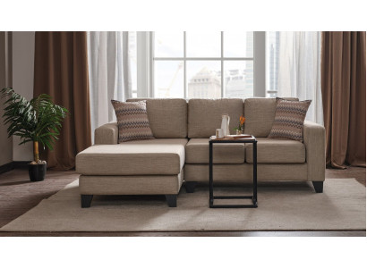 Hoekbank L-vorm Textiel Hoekbank Bank Bekleding Premium Bank Meubels Banken Banken