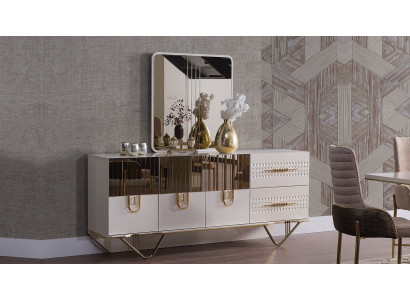 Dressoir Kast Hoogglans Meubel Hout Luxe Ladenkast Sideboard